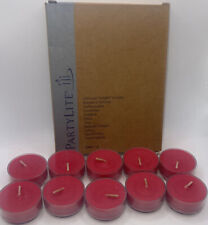 PartyLite  (10 Of 12) Crimson Berry Universal Tealight Candles V04226 picture