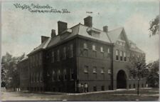 1912 Greenville, Illinois Postcard HIGH SCHOOL Street View / C.U. Williams picture