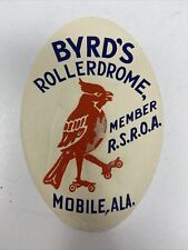 Vintage Byrd's Rollerdrome Roller Rink Mobile Alabama Member R.S.R.O.A picture