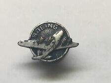 Vintage Boeing Company Silver Lapel Pin Screw back Unmarked Aviation Aerospace  picture