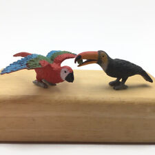 Safari Ltd BIRDS Red Macaw Toucan Animal Figures Jungle Figurines picture