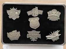 Disney Pin DCA Grand Opening 2001 Cast Member Pewter Set picture