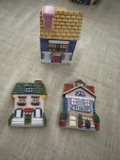 Vintage Avon Country Cottage Ceramic spice jar And 2 Refrigerator Magnets picture