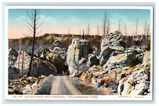 c1910's Silver Gate And Hoodoos Yellowstone National Park Wyoming WY Postcard picture