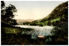 England. Lake District. Rydal Water I. Vintage Photochrome by P.Z, Photochrome  picture