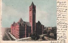 City Hall Minneapolis MN Minnesota 1908 Postcard B409 picture