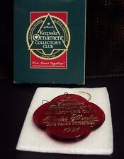  Hallmark 1991 Five Years Together Collector's Club Keepsake Ornament Christmas picture