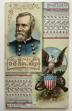 1888 N114 Duke Tobacco Card - Histories of Civil War Generals - Howard picture