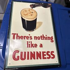 VTG There;s Nothing Like A Guinness Tin poster. Guinness Museum Dublin. picture