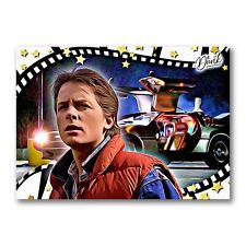 Michael J. Fox Making A Scene Sketch Card Limited 01/30 Dr. Dunk Signed picture
