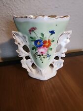 Vintage 1900's French porcelain bride's vase picture