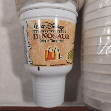50 Unused Y2K NEW Mcdonalds 32 Oz Dinosaur Movie Cup 2000 Disney Coca-Cola Rare picture