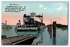 c1910s The Mastodon Pacific Railway Barge New Orleans Louisiana LA Boat Postcard picture