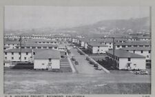 Richmond CA US Government Public Housing Project Aerial View 1940s postcard H225 picture