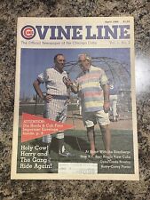 1986 Chicago Cubs Vine Line  Baseball Newspaper. Harry Carey  2nd Issue picture