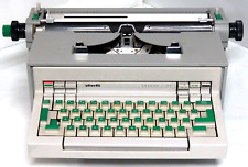 Olivetti Praxis Vintage Electric Typewriter Green Keys P-48 NO POWER CORD picture