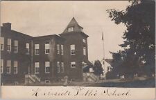Riverside Public School New Jersey 1906 WM.H.Metzer RPPC Photo Postcard picture