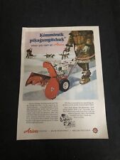 1960’s Ariens Company Brillion Wisconsin Snowblower Magazine Print Ad* picture
