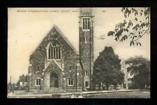 Massachusetts MA postcard Quincy, Bethany Congregational Church Vintage picture