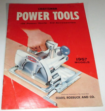 1957 Sears Craftsman Full Line Power Tools Sales Catalog Manual Brochure Roebuck picture