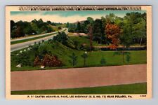 Pulaski OK-Oklahoma, Carter Memorial Park, Lee Highway, Vintage Postcard picture