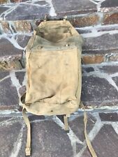WW2  BRITISH ARMY MECO MINE CANVAS BAG. picture
