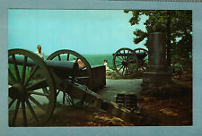 Postcard Cannons Devil's Den Ledge Little Round Top Gettysburg Pennsylvania PA picture