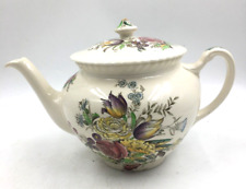 Vintage Johnson Bros Windsor Ware Garden Bouquet Pattern Tea Pot Made in England picture