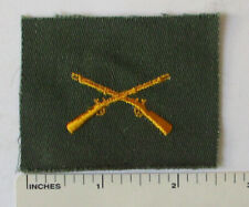 Single Original 1960s US ARMY INFANTRY OFFICER COLLAR PATCH Early Vietnam War picture