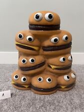 ■Vintage McDonald's Playland Cheeseburger Hamburger Chairs (4 Pieces) #5u3a picture