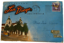 1944 San Diego, California, Postcard Folder, Aircraft, Navy,Marines,TrainStation picture