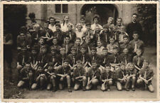 PC SCOUTING, GROUP OF SCOUTS, Vintage REAL PHOTO Postcard (b28551) picture