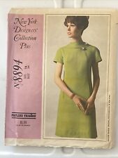 N8894 New York Designers Collection Plus Sz14 Mccalls 1967 picture