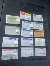 Vintage Lot Expired Credit Cards Citibank picture