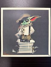 Nooligan Grogu (Baby Yoda) Art Print Limited Edition 52/150 SIGNED picture