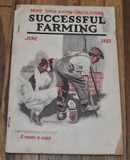 June 1921 Successful Farming Farm Advertising Agricultural Magazine picture
