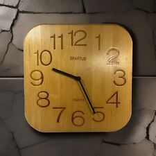 SPARTUS Quartz Wall Clock Vtg 10