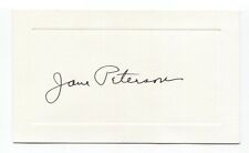 Jane Peterson Signed Card Autographed Vintage Signature Artist Painter picture