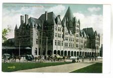 PLACE VIGER,C.P.R. HOTEL AND STATION, MONTREAL, CANADA CIRCA 1905 POSTCARD picture