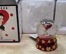 2003 Westland Giftware Betty Boop Snow Globe 6957 heart Pudgy Small picture