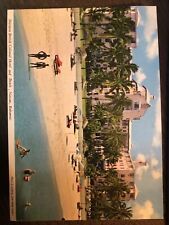 BAHAMAS Nassau Sheraton British Colonial Hotel Beach Postcard John Hinde 1969 picture