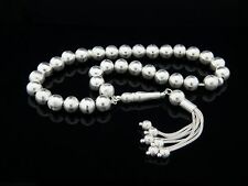 Big 925 sterling silver 33 beads Tasbih Prayer Beads Misbaha Tesbih 501106 picture