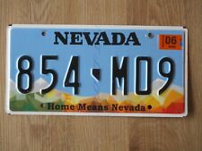  NEVADA HOME MEANS NEVADA License Plate  picture
