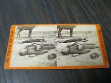 Stereoview The war for the union war views #3181 Rebel Artillery soldiers killed picture