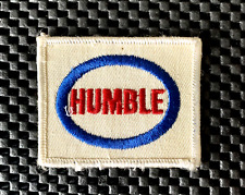 HUMBLE GAS OIL EMBROIDERED SEW ON ONLY PATCH ENCO GAS SERVICE 2 3/4