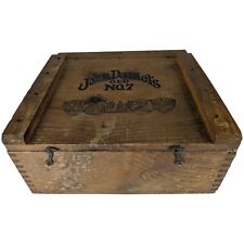 Vintage Jack Daniels Old No.7 Wooden Box With Lid 12