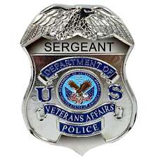 VA Veterans Affairs Administration lapel pin for SERGEANT Police Officer PBX-004 picture