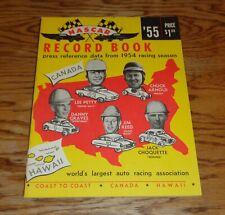 Original 1955 Nascar Record Book Press Reference Data 55 picture