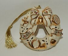 Lenox Bejeweled Wreath Christmas Ornament picture
