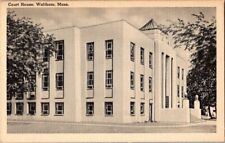 postcard Court House Waltham Massachusetts B1 picture